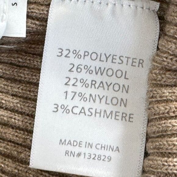 Lovers + Friends Tan Rib Knit Pull On Shorts Sz S - Picture 4 of 5